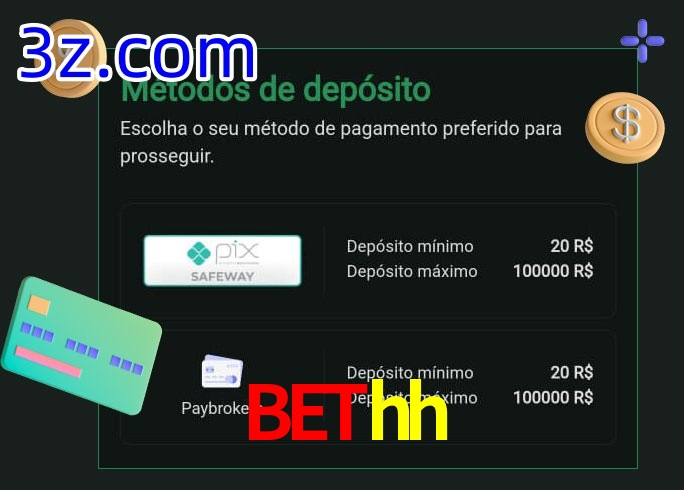 O cassino Bethh oferece uma grande variedade de métodos de pagamento